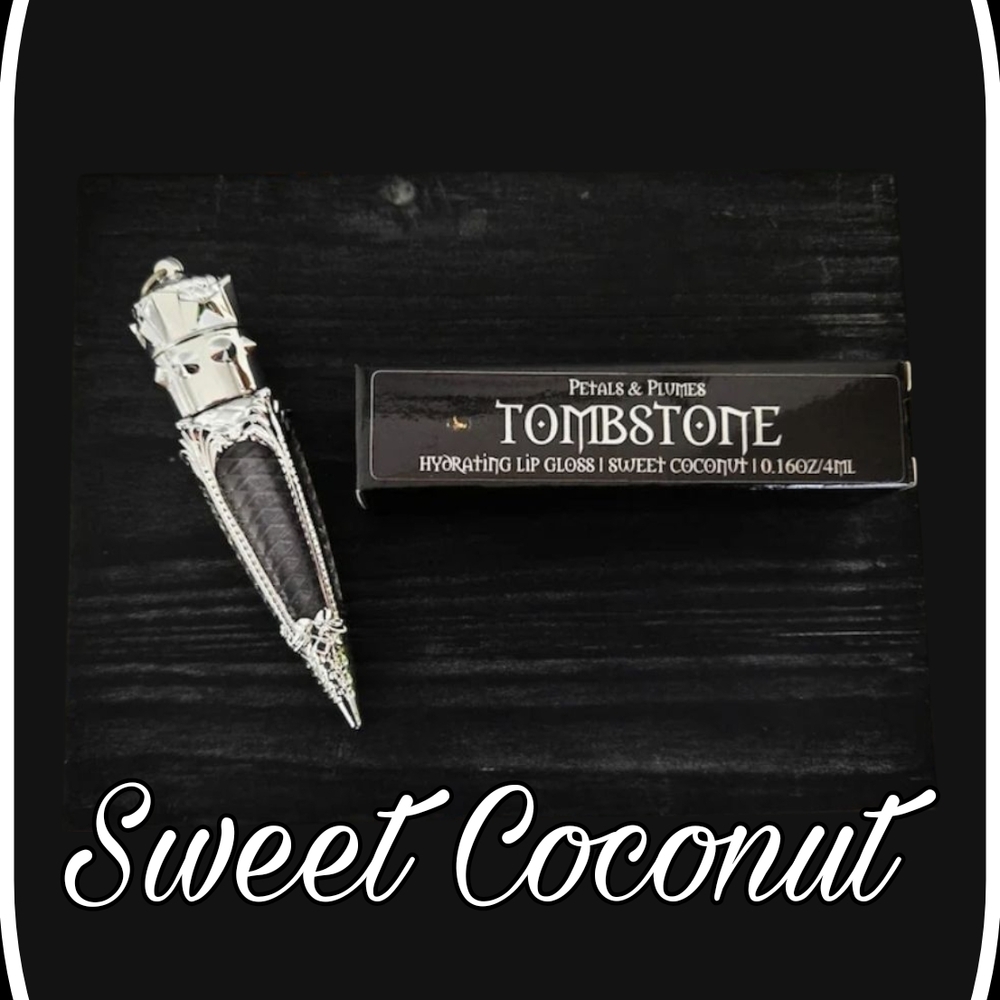 Tombstone Lip Gloss~ Sweet Coconut~NEW
